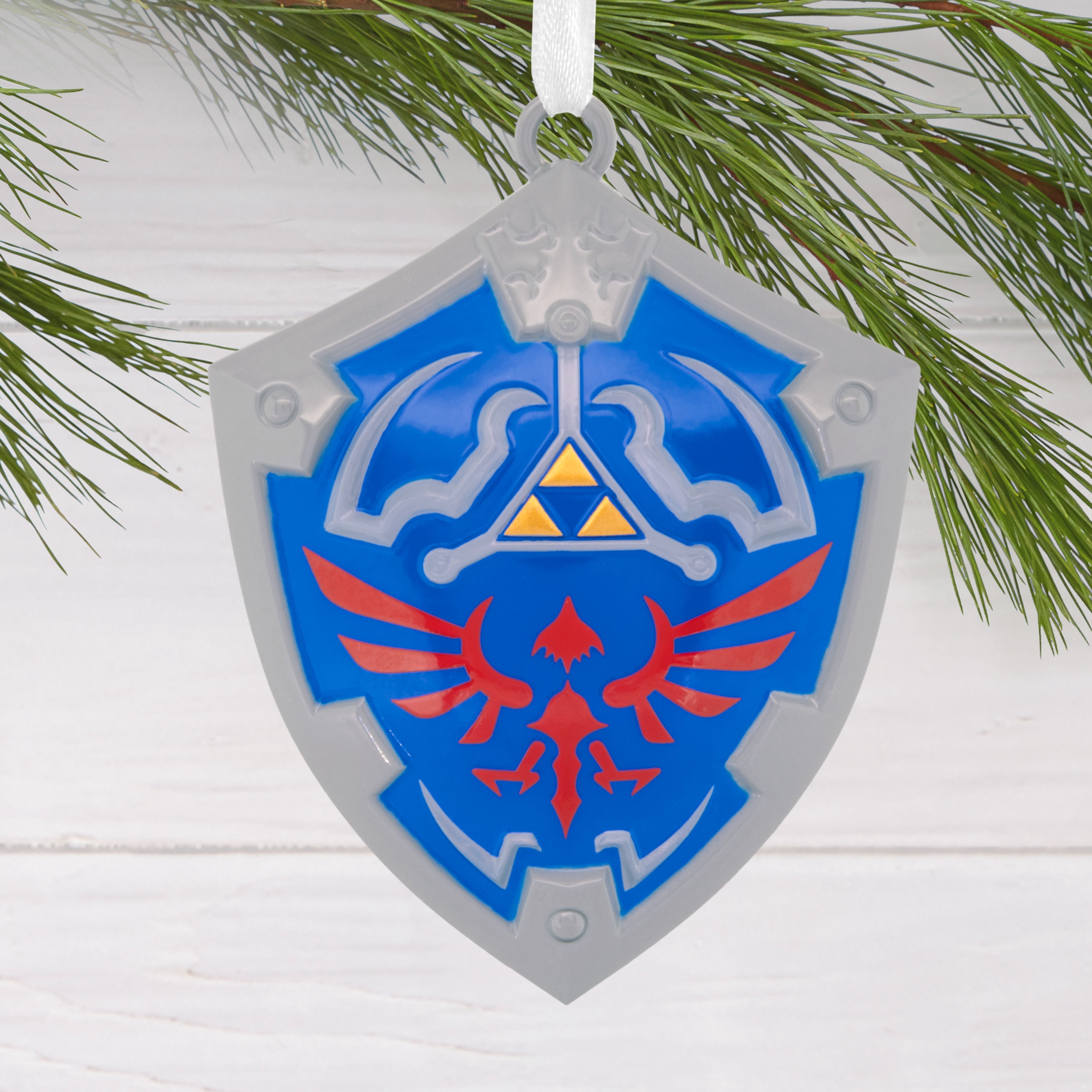 Hallmark Ornament (The Legend of Zelda Hylian Shield, Metal), 1 Count