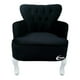 thumbnail image 1 of Sillon Vintage Individual Terciopelo Negro, 1 of 3
