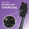 thumbnail image 3 of Oral-B Toothbrush Advanced Whitening Charcoal, Medium, 2 Count, 3 of 10
