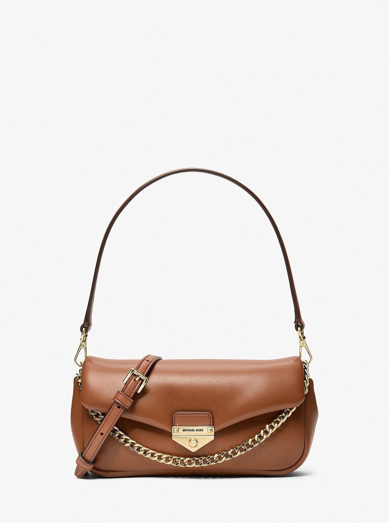 Michael Kors Outlet Mina Small Chain Convertible Crossbody Bag