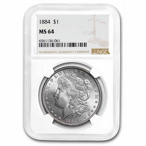1884 Morgan Dollar MS-64 NGC