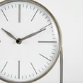 thumbnail image 4 of Mercana Aurus Matte Gray Metal Table Clock, 4 of 8