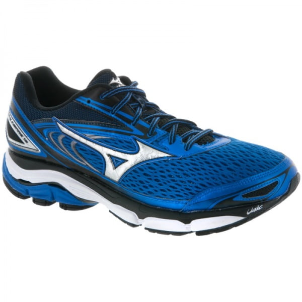Mizuno Mens Wave Inspire 13 Running Shoes Blue/Silver Size 12 - Walmart.com