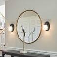 thumbnail image 3 of C Cattleya 5inch 1-Light Oil-rubbed Bronze Vanity Light with White Opal Glass, 3 of 8