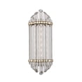 thumbnail image 2 of Hudson Valley Lighting 408 Albion 1 Light 17" Tall Integrated Led Bathroom Sconce - Brass, 2 of 2