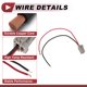 thumbnail image 5 of 1 Juego de Cableado de Zócalo de Luz de Reversa para Honda Accord/Odyssey/Civic 1998-2019 No.33513S84A01 Conector de Pigtail de Bombilla, 5 of 7
