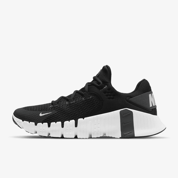 Nike Free Metcon 4 CT3886-010 Men's Black White Low Top Training Shoes OPP12 (9.5)
