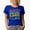 Royal Blue, variant on Anti Social Book Club, Group of Introvert Reading Enthusiasts, Groovy Retro Wavy Text Merch Gift, Black T-Shirt, Large