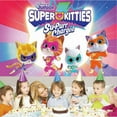 thumbnail image 2 of Super Kitties Backdrop Banner Party Supplies Poster Movie Theme Background for Photography Birthday Decorations, 2 of 6