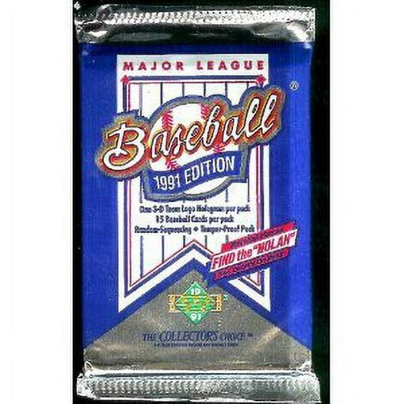 1991 Collectoor's Choice Upper Deck MLB Card Pack