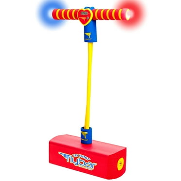 My First Flybar Foam Pogo Jumper for Kids Age Years 3 and Up, Toy for Boys Girls, Red LED
