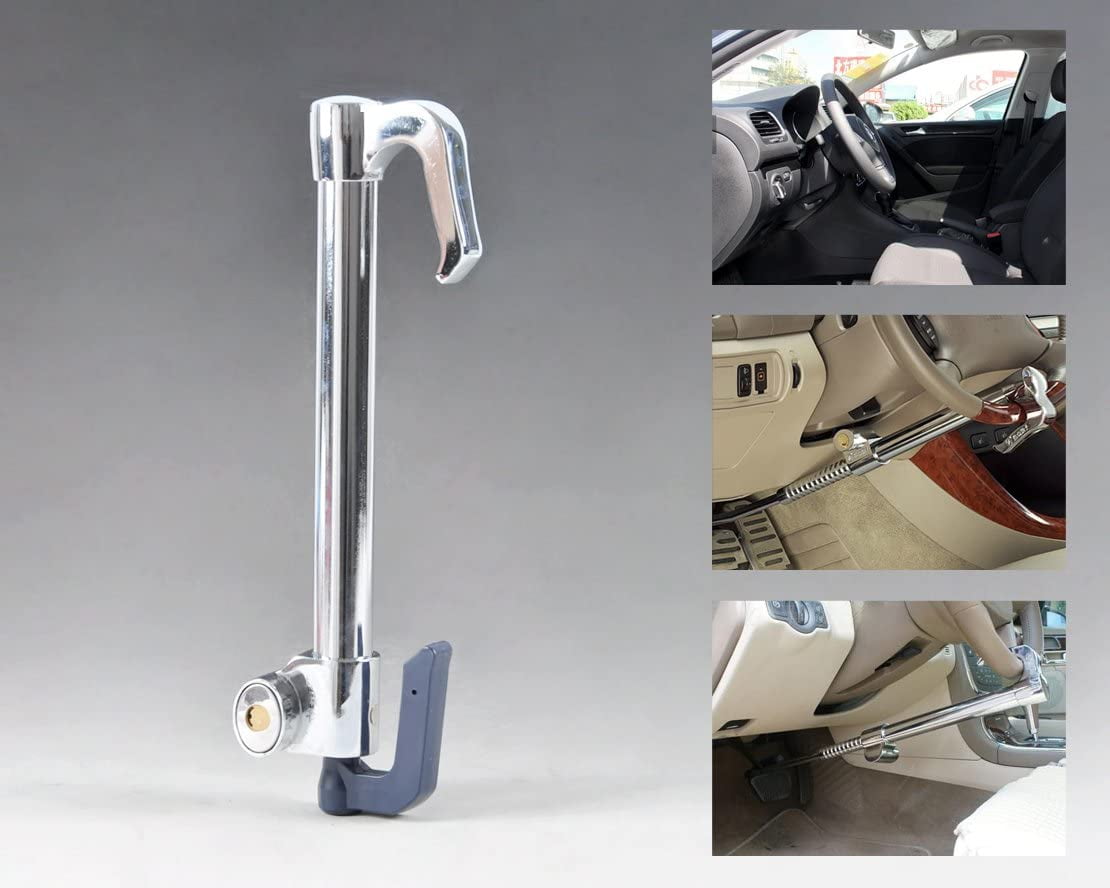 Buy Brake Pedal Lock Anti Theft Clutch Lock for car Double Hook Double