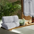 thumbnail image 4 of MALLONI HOME 4 Pack Bath Towel Set 27x54, 100% Ring Spun Cotton, Ultra Soft Highly Absorbent Machine Washable Hotel Spa Quality Bath Towels for Bathroom, 4 Bath Towels Light Grey, 4 of 7