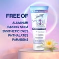 thumbnail image 2 of (3 Pack) Secret Whole Body Deodorant Cream for Women, Light + Fresh Scent, Aluminum Free Deodorant, 72 HR Odor Protection, 3.0 oz, 2 of 8
