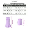 thumbnail image 5 of Big Girls Golf Tennis Sports Sleeveless Athletic Active Dress with Safety Inner Pockets Shorts, 5 of 5