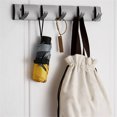 thumbnail image 4 of ruzhgo Crochet de Porte Portable Réglable Pliable 6 Crochets Style Simple Réutilisable Rangement Support de Sac de Chambre Salle de Bain Gris, 4 of 6