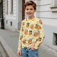 thumbnail image 4 of POLERO Capybara 2 Pack Girls' Long Sleeve Tees 13-14 Years Crew Neck Soft Lightweight T Shirts Cute Winter Trendy Costume, 4 of 6