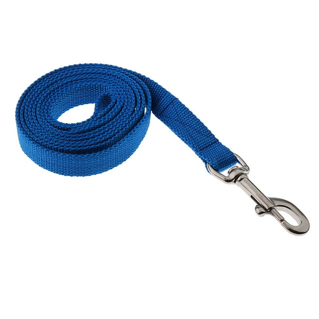 Almencla 2m Horse Cotton Rope/Weave Webbing Rein with Hook blue