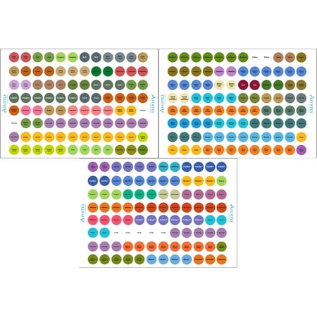 doTERRA Essential Oils Labels - Includes ALL OILS as of Spring 2016 - Includes Multiple doTERRA Bottle Cap Stickers for ALL doTERRA Oils - Perfect Lid Stickers to Keep Your Oils Organized