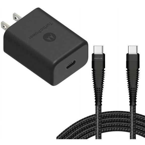 TurboPower PD 27W Fast Home Charger for Galaxy S20 S21 Ultra/Plus S20 Fan Edition - 6ft TYPE-C Cable USB-C Power Adapter Travel