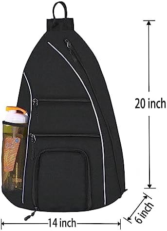Pickleball Bag - Pickleball Bags for Women Men - Pickleball Backpack - Travel Pickleball Paddle Case, Pickle Ball Bag for Pickleball Paddle Tennis Racket, Protable Pickleball Sling Bag