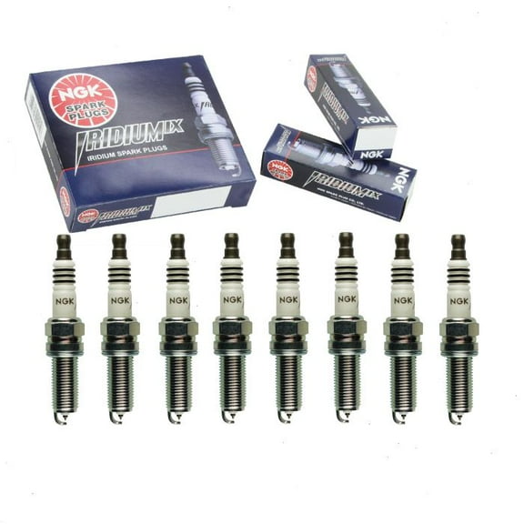 8 pc NGK Iridium IX Spark Plugs compatible with Mercedes-Benz E550 5.5L V8 2007-2011
