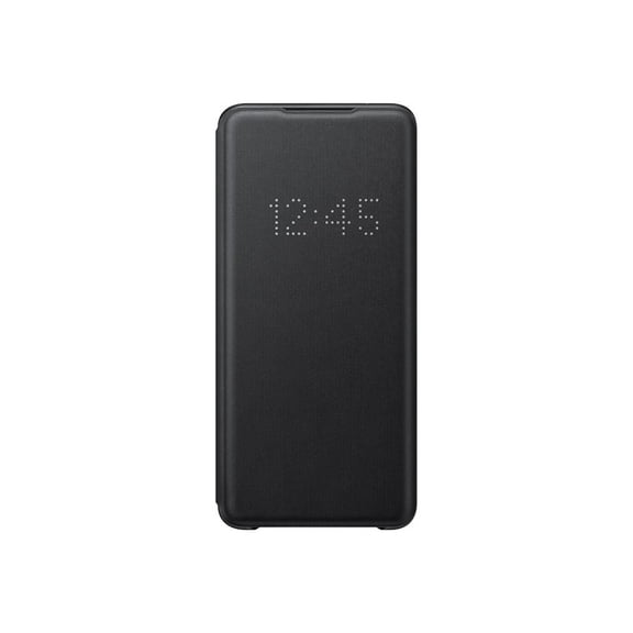 Samsung LED Wallet Cover EF-NG988 - Flip cover for cell phone - black - for Galaxy S20 Ultra, S20 Ultra 5G