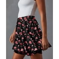 thumbnail image 3 of Pantalones cortos Onlypuff Flowy Chiffon con volantes Red Bud para mujer, 3 of 5