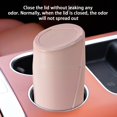 thumbnail image 5 of CxhicLuv Car Trash Can Auto Waste Bin Mini Multifunctional with Pop-Up Lid Vehicle Cleaning Accessories Drip-Proof Easy Cleaning Car Owners Families, Pink, 5 of 8