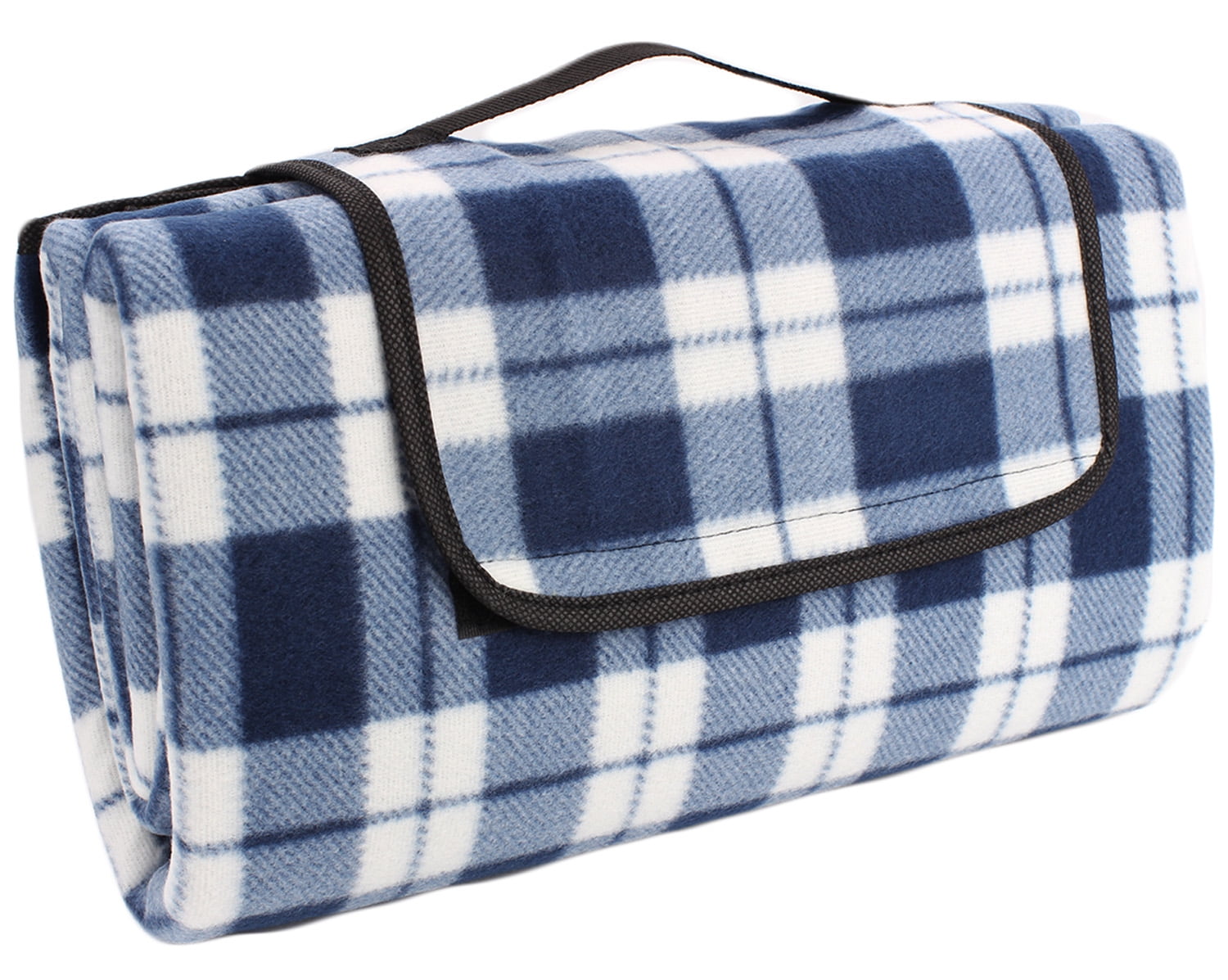 Portable FoldUp Outdoor Picnic Camping Blanket 50"x58" with Handle by