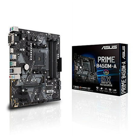 ASUS Prime AMD B450M-A Micro ATX DDR4-SDRAM Motherboard