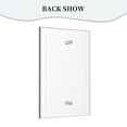 thumbnail image 4 of Panel de interruptores de pared con marco romano de cuero simple y facturas Interruptor de luz simple, doble o con tirador, 4 of 8