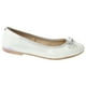 thumbnail image 1 of Zapato Flats Balerina Casual Niña Mujer T-26 Color Plata 1211 Kuali Shoes Piso Comodos, 1 of 5