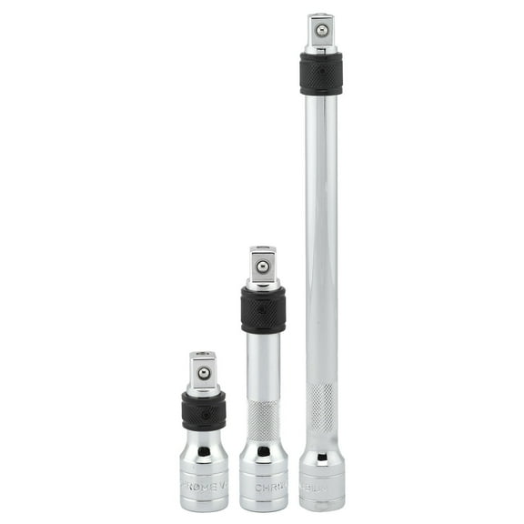 Neiko 1/2" Drive Locking Extension Bar 3 PC 3" 5" 10" Cr-V Ratchet Wrench Socket
