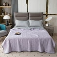 thumbnail image 5 of PATLOLLAV Summer Quilt Cooling Comforter Double Bedding Quilt - Solid Color Bedding Quilt Suitable For All Seasons Soft Cover Quilt for Hot Sleepers and Night Sweat, 5 of 8