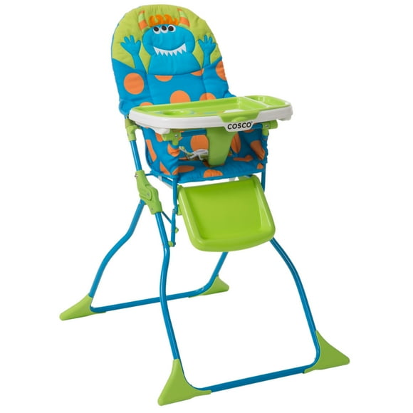 Trona Cosco Simple Fold Deluxe con bandeja de 3 posiciones, Monster Syd