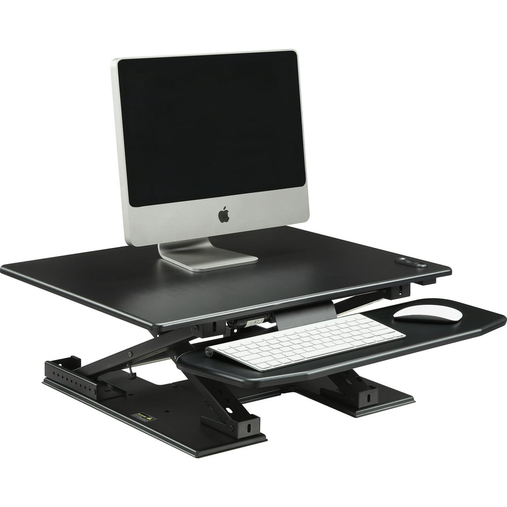 Lorell SittoStand Electric Desk Riser, Black