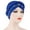 Sapphire Blue, variant on Cheers.US African Women Turban Cap Beaded Headscarf Beanie Twisted Braid Wrap Hat Faux Pearl Headwrap