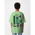 thumbnail image 3 of Minecraft, Boys' Elevated Front and Back Graphic T-Shirt, Sizes 4-20, 3 of 8