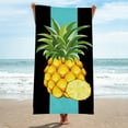 thumbnail image 4 of Muecwrye Microfiber Beach Towel "30 x 60 ", Sand Free Beach Towel,Absorbent Fast Drying Tropical ,for Swimming, Pool, Camping, Yoga, Workout, Traveling , Kids,Women,Men,Boys, Girls, 4 of 5