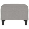 thumbnail image 6 of vidaXL Footstool Light Gray 27.6"x21.7"x16.1" Fabric, 6 of 26