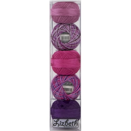 UPC: 0769826610120 | Handy Hands Lizbeth Specialty Pack Cordonnet Cotton Size 10-Dance Assortment 5/Pkg
