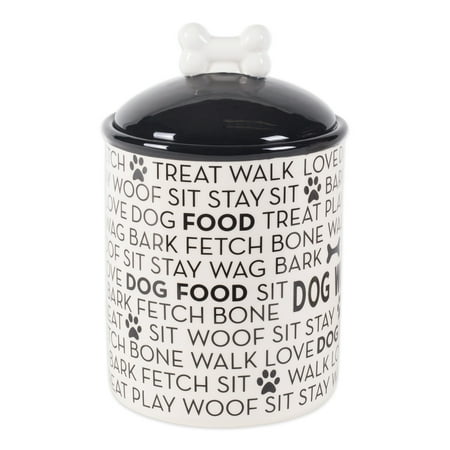 UPC: 0072456105233 | Bone Dry Cat Loves to Eat Fish Ceramic Cat Bowl & Canister Set 3 count