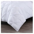 thumbnail image 3 of GpLuMy Berlin 3-Piece Pintuck Pinch Pleat Comforter Set (King, White), 3 of 9