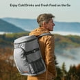 thumbnail image 5 of Besrey Backpack Cooler 39 Cans Large Capacity Storage, Leakproof Cooler Bag for Camping Hiking, 5 of 14