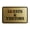 Brushed Gold, variant on Signs ByLITA Classic Framed, Guests & Visitors Sign (Navy Blue / White) - Small