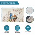 thumbnail image 6 of Birds Floral Placemats Set of 2, Farmhouse Vintage Pink Flower Leaf Washable Wipeable Table Mats for Dining Tables, Indoor Outdoor Kitchen Place Mats for Holiday Party Table Decor, 6 of 9