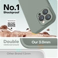 thumbnail image 4 of Silicona Premium, Protección de Cámara, a Prueba de Golpes. Verde Calke. para iPhone 13 Pro Max 6.7", 4 of 6