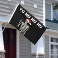 thumbnail image 6 of Christmas Skull Yo Ho Ho Ho Flag 3x5 Ft Outdoor Indoor With Grommet Garden Yard Banner Decorative Sign, 6 of 6