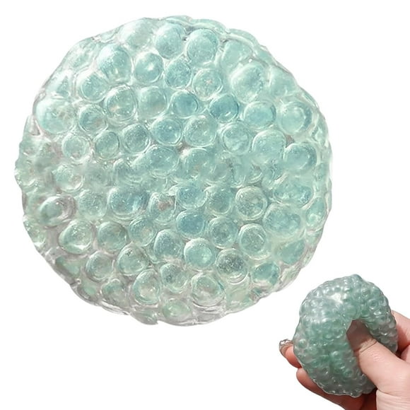 Taba Mini Stress Balls Fidget Toys for Adults,Stress Balls For Adults Stress Relief Squishies for Kids, Orbeez Anxiety Calming Squeeze Balls, Party Favors, Prize (2.63") 2PC–Sky Blue